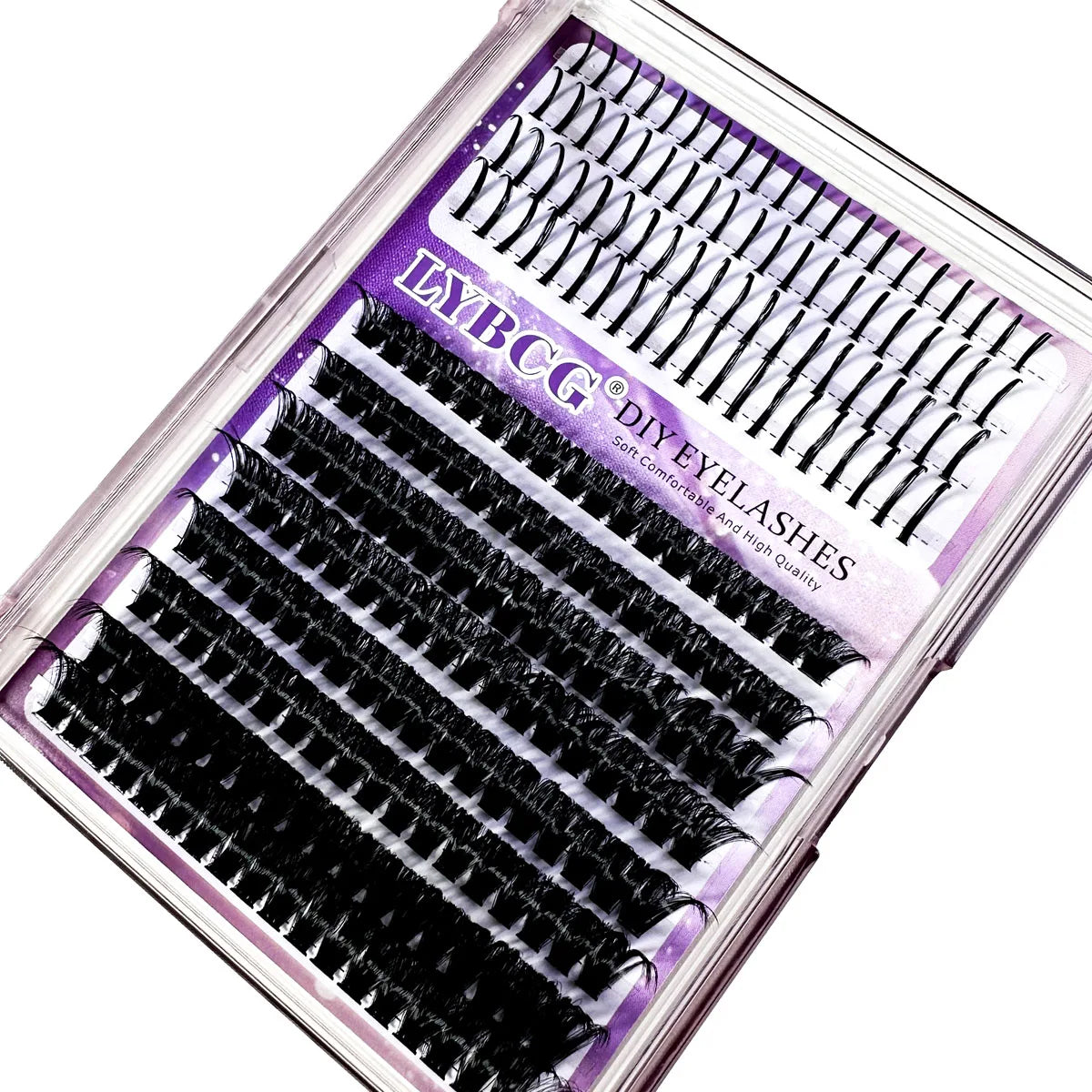 Opulash | 3D Natural Lash Clusters | DIY Spiky Volume Extensions 10–12 Rows