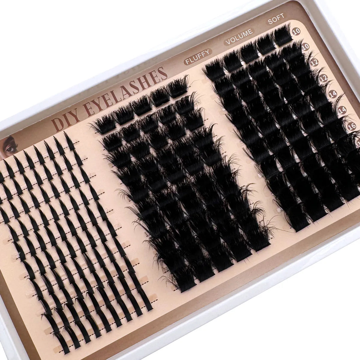 Opulash | Spiky Cluster Lashes | Fluffy Volume Manga D+ Curl Individual Lash Extensions