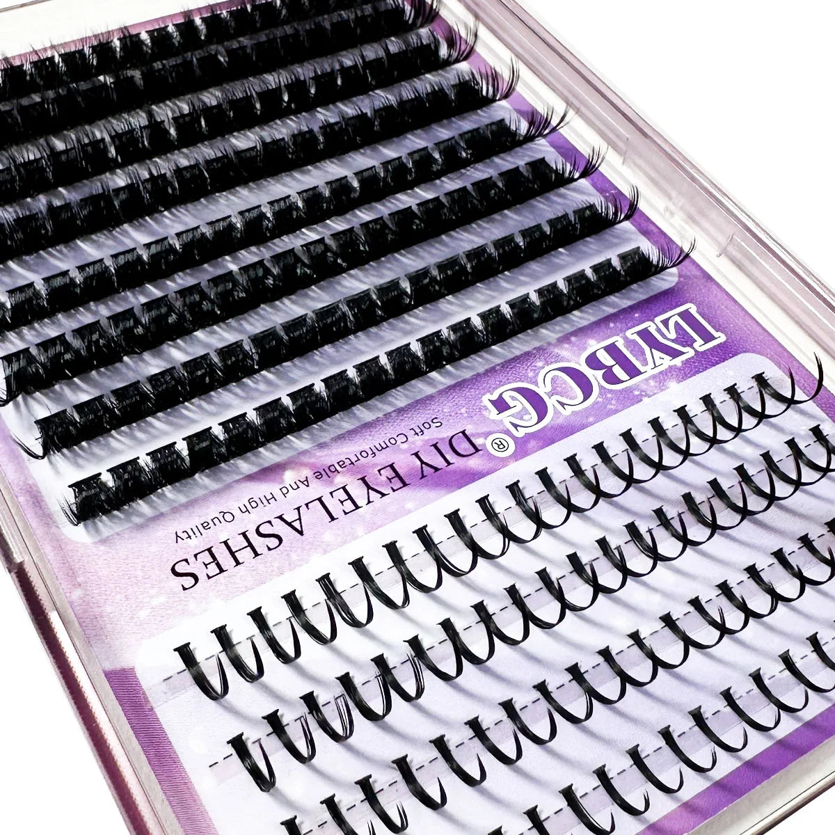 Opulash | 3D Natural Lash Clusters | DIY Spiky Volume Extensions 10–12 Rows