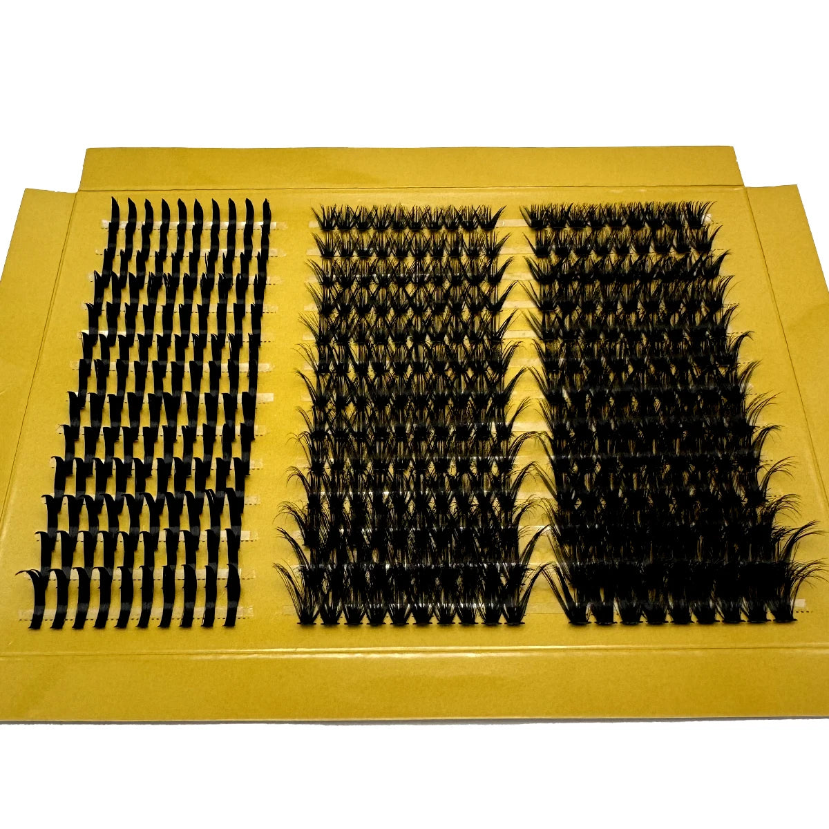 Opulash | 3D Volume Lash Clusters | Tapered Individual Lashes C & D Curl DIY Extensions