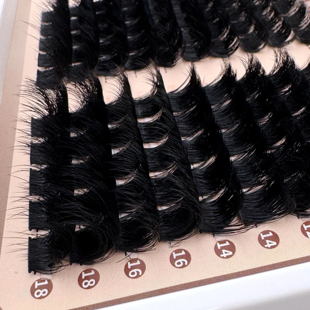 Opulash | Spiky Cluster Lashes | Fluffy Volume Manga D+ Curl Individual Lash Extensions