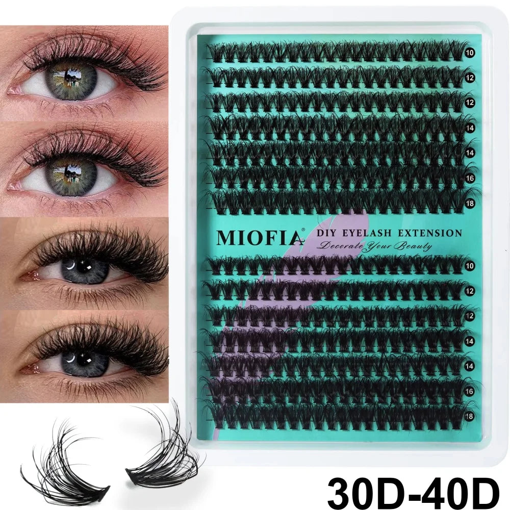 Opulash | Fluffy Mink Cluster Lashes 30D-50D