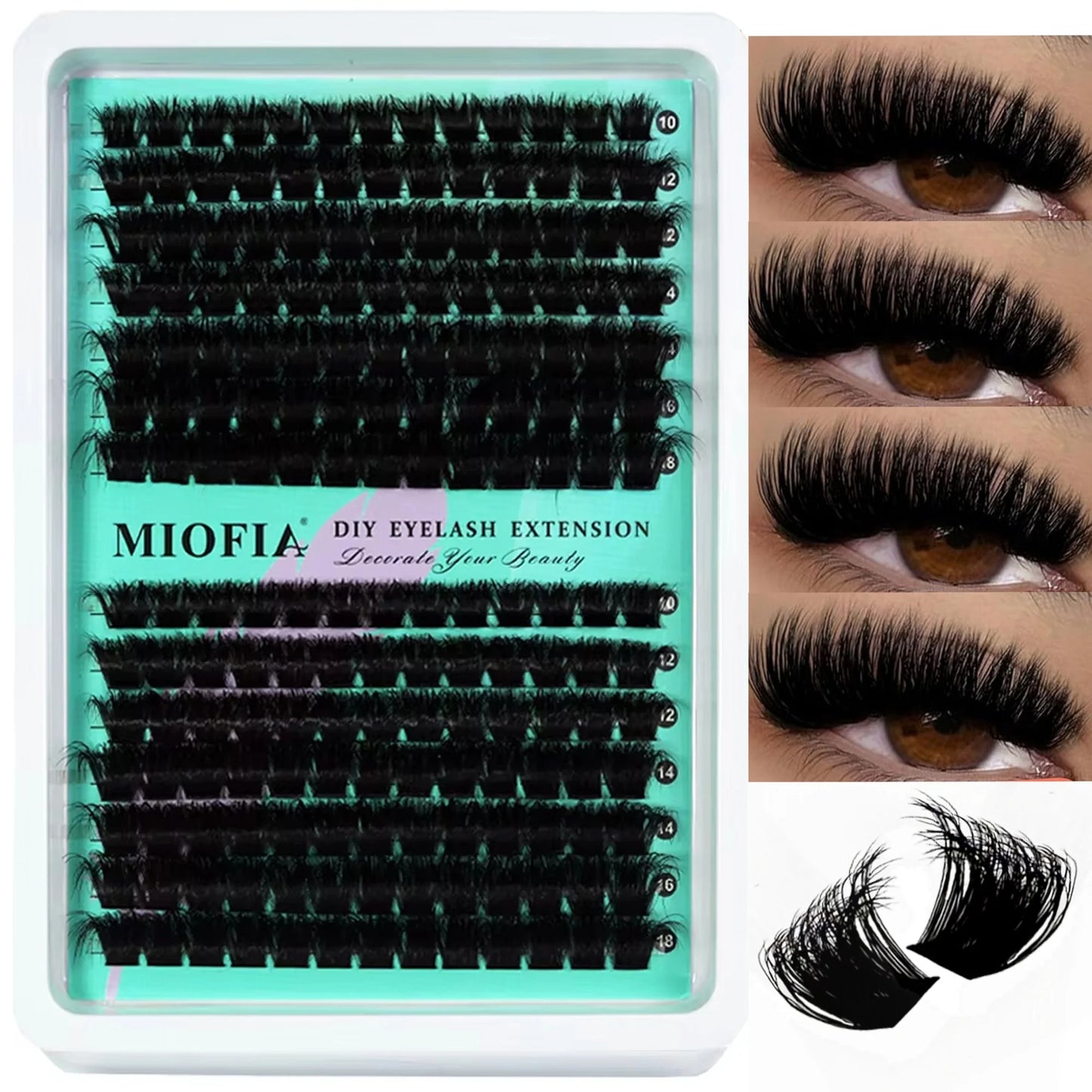 Opulash | Fluffy Mink Cluster Lashes 30D-50D