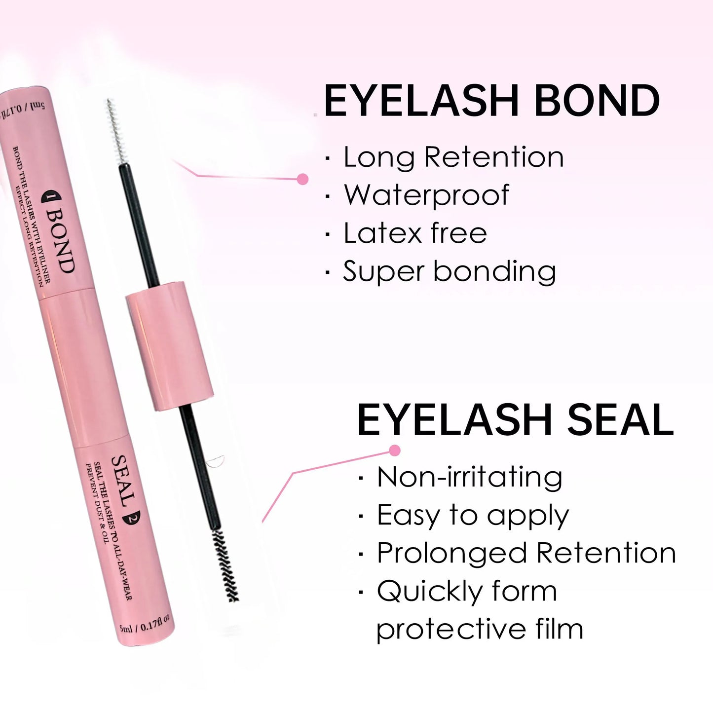 Opulash |Lash Bond & Seal Kit | Super Strong Hold Glue, Remover & Tweezers
